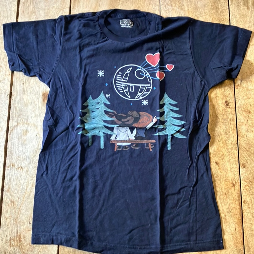 Star Wars Han and Leia Valentine T Shirt